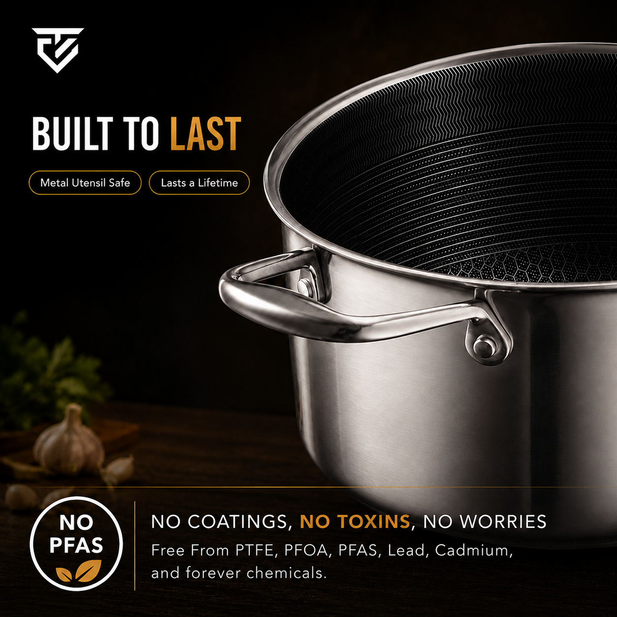 V2 Titanium Pan + Deksel (26CM/10.2")