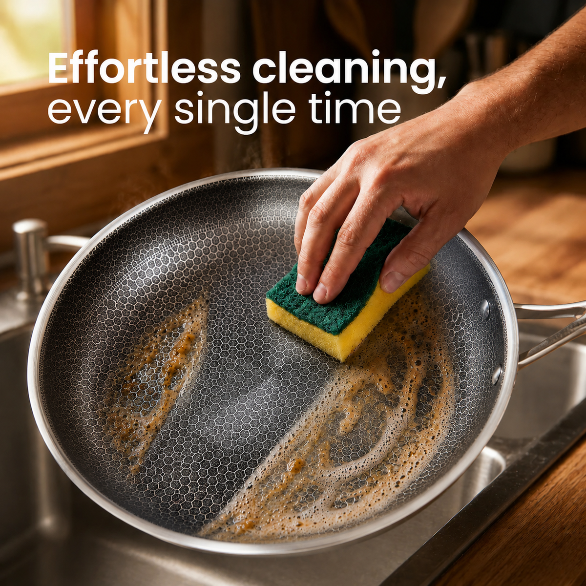 Titanium Fry Pan Pro® V2 | Perfect Non-Stick Cooking without Chemicals!