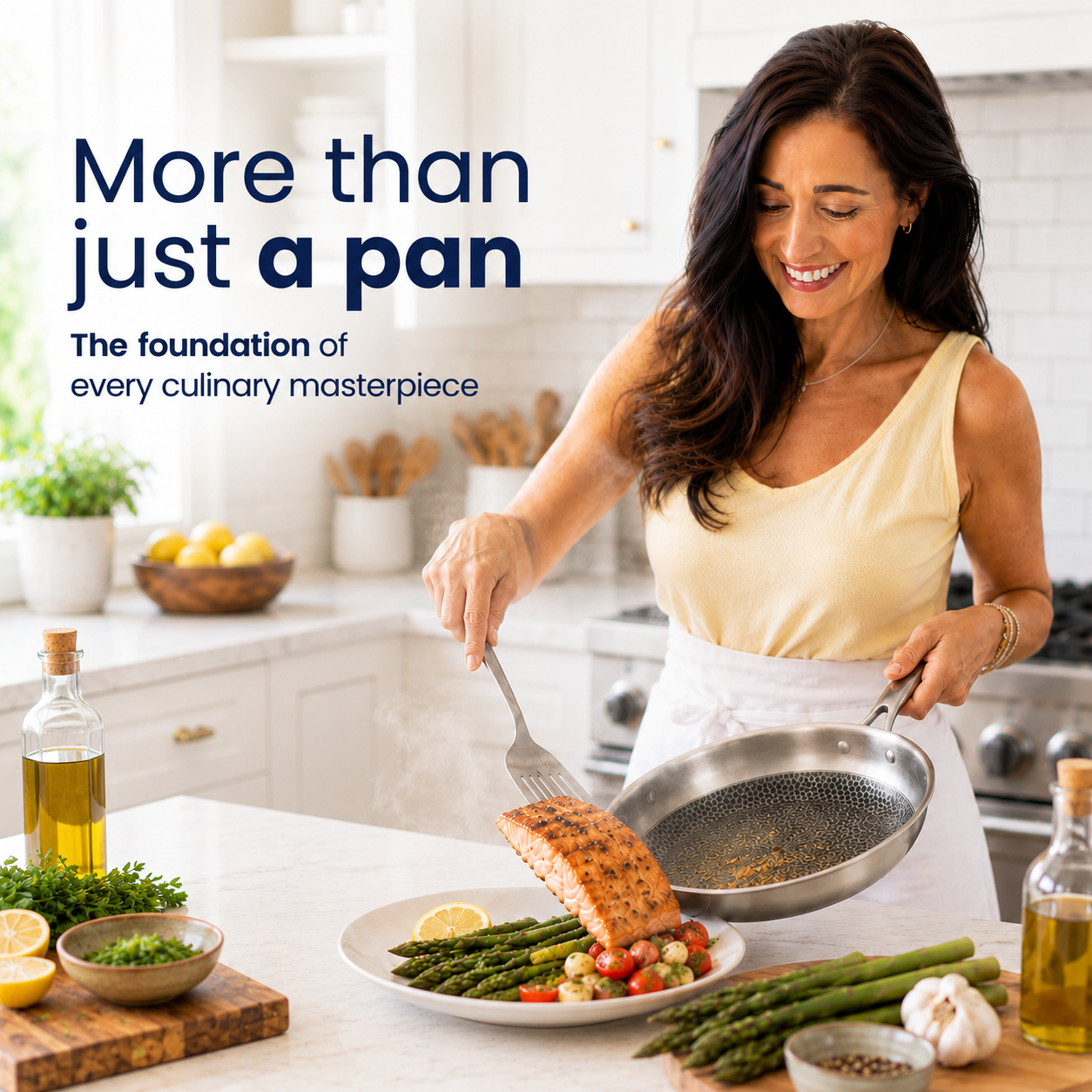 Titanium Fry Pan Pro® V2 | Perfect Honeycomb Non-Stick Cooking without Chemicals!